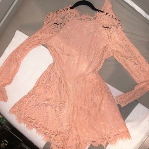 Lace Blush Romper